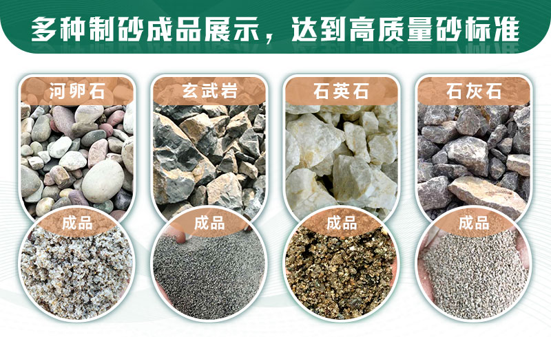 什么樣的石頭適合制砂？制沙生產線如何配置？